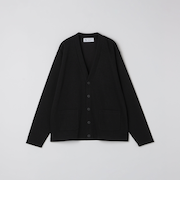 City Ambient Products: Wフェイス カノコ Vネック カーディガン