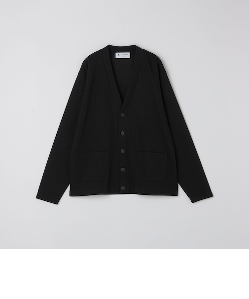 City Ambient Products: Wフェイス カノコ Vネック カーディガン