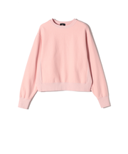 SHIPS Primary Navy Label:〈洗濯機可能〉裏毛 バイオ加工 カットソー