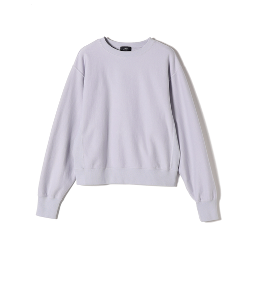 SHIPS Primary Navy Label:〈洗濯機可能〉裏毛 バイオ加工 カットソー