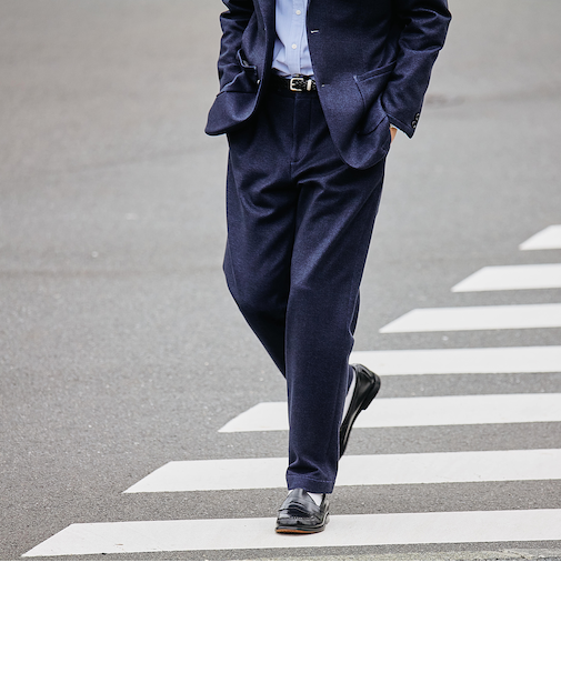 SHIPS: 〈セットアップ対応〉ダウンファブリック イージー パンツ