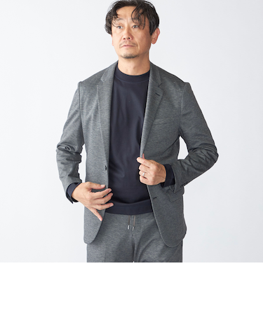 SHIPS:〈洗濯機可能〉アクティブ ジャージー ジャケット(セットアップ対応)