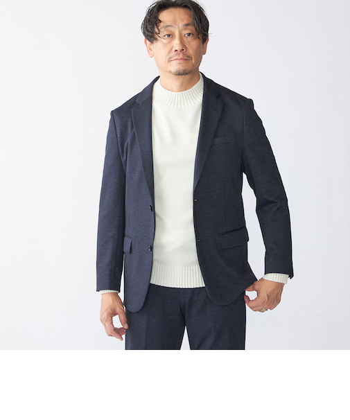 SHIPS:〈洗濯機可能〉アクティブ ジャージー ジャケット(セットアップ対応)