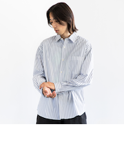 City Ambient Products: レギュラーカラー ブロード ストライプ シャツ
