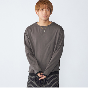 City Ambient Products: カットオフ リバーシブル ロングスリーブTシャツ(ロンT)