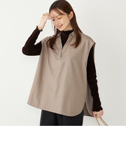 SHIPS Colors:〈手洗い可能〉TR スキッパー オーバー シャツ