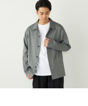 SHIPS Colors:〈洗濯機可能〉WOOLIC ボックス シャツ◇