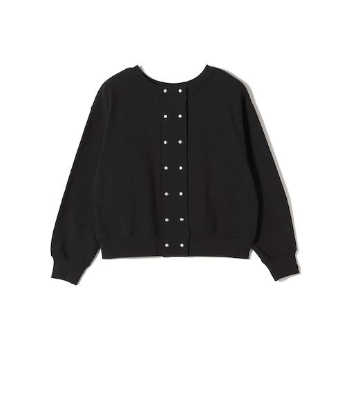 SHIPS Colors:〈手洗い可能〉USA 裏毛 ドットボタン 2WAY プルオーバー