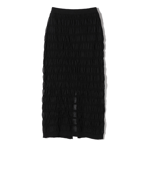 SHIPS Colors:シャーリング ニット タイト スカート｜シップス