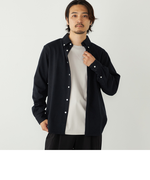 SHIPS Colors:ストレッチ ウールライク シャツ