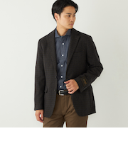 SHIPS Colors:尾州 リサイクル ツイード ジャケット(一部セットアップ対応)