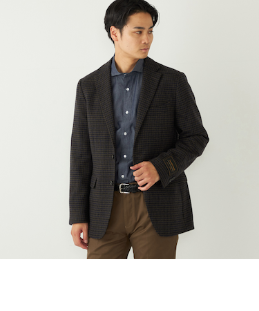 SHIPS Colors:尾州 リサイクル ツイード ジャケット(一部セットアップ対応)