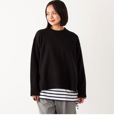 SHIPS Colors:〈手洗い可能〉フラッフィー クルーネック ニット◇