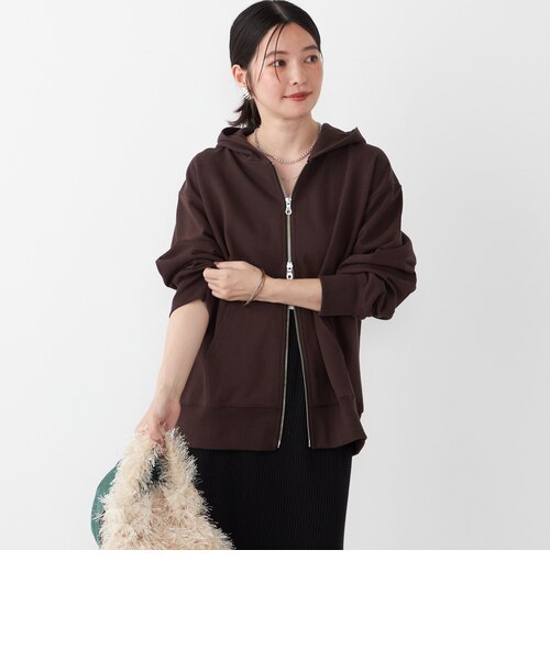 SHIPS Colors:〈手洗い可能〉USA 裏毛 ジップ フーディー｜シップス