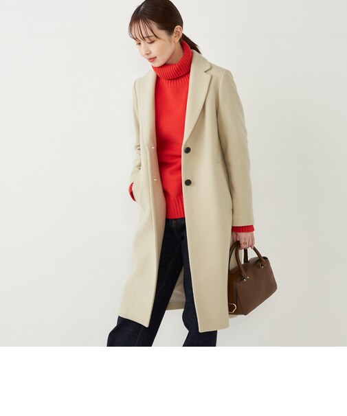 SHIPS Colors:ウール パイル チェスター コート