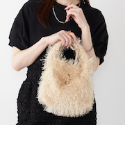 SHIPS Colors:フリンジ ミニ 巾着 バッグ◇