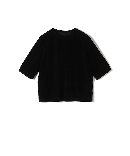 SHIPS Colors:〈手洗い可能〉フロッキー メッシュ 5分袖 トップス