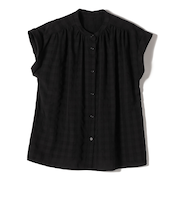 SHIPS Colors:〈手洗い可能〉キンガムチェック ジャカード ショート スリーブ シャツ