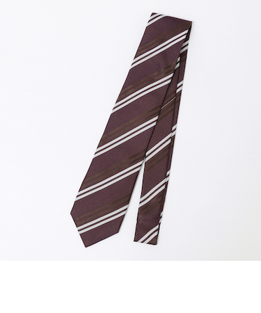 SHIPS Colors:日本製 シルク ストライプ ネクタイ