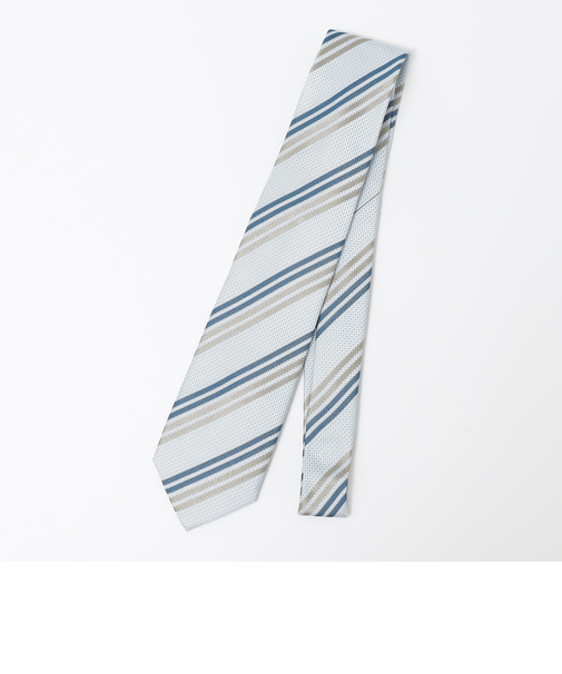 SHIPS Colors:日本製 シルク ストライプ ネクタイ