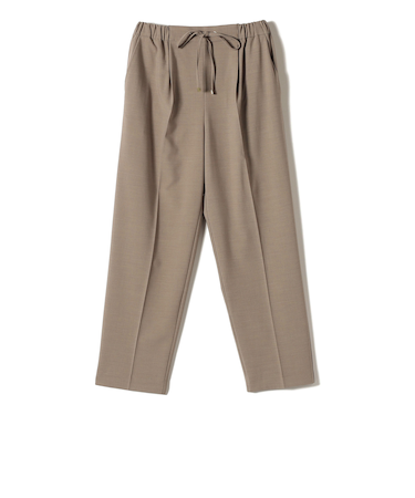 SHIPS Colors:〈手洗い可能〉TR/PU センタープレスイージー テーパード パンツ