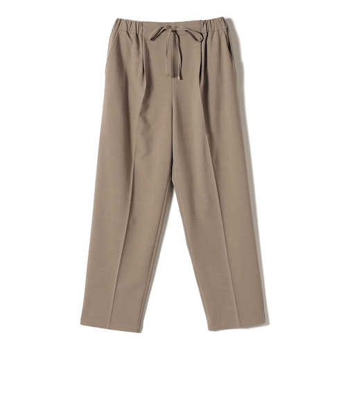 SHIPS Colors:〈手洗い可能〉TR/PU センタープレスイージー テーパード パンツ