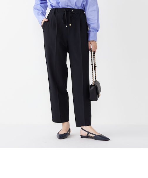 SHIPS Colors:〈手洗い可能〉TR/PU センタープレスイージー テーパード パンツ