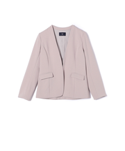 SHIPS Colors:ストレッチ ジョーゼット Vカラー ジャケット2(セットアップ対応可能)◇