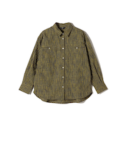 SHIPS Colors:〈手洗い可能〉ダブル  ポケット オーバー チェック シャツ