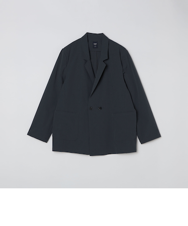 SHIPS Colors:〈洗濯機可能〉ナイロン ストレッチ ダブル ジャケット(セットアップ可能)