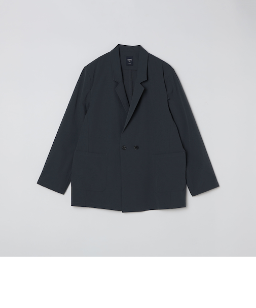 SHIPS Colors:〈洗濯機可能〉ナイロン ストレッチ ダブル ジャケット(セットアップ可能)