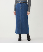 SHIPS Colors:〈洗濯機可能〉デニム タイト スカート◇