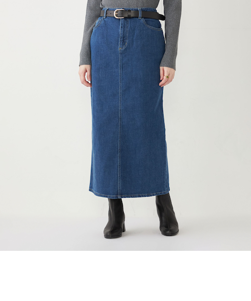 SHIPS Colors:〈洗濯機可能〉デニム タイト スカート◇