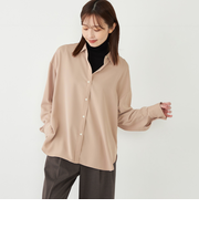 SHIPS Colors:〈洗濯機可能〉トロミ レイヤード シャツ2