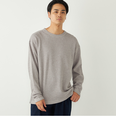 SHIPS Colors:ローゲージ カノコ ロンT◇