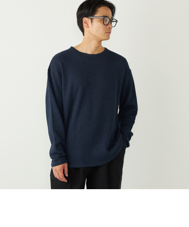 SHIPS Colors:ローゲージ カノコ ロンT◇