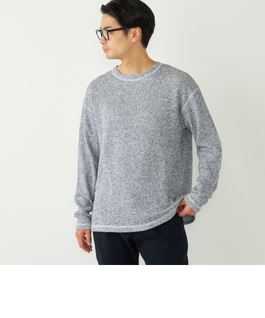 SHIPS Colors:ローゲージ カノコ ロンT◇