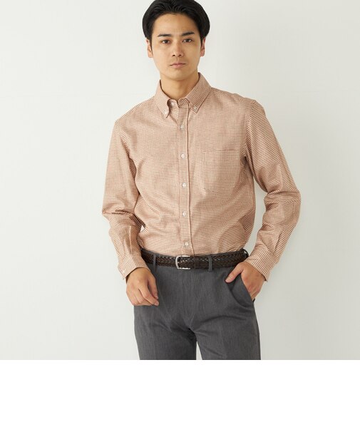 SHIPS Colors:ギンガムチェック ボタンダウン シャツ◇