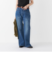 SHIPS Colors:〈洗濯機可能〉フレア デニム◇