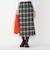 SHIPS Colors:起毛 チェック タイトスカート◇