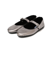 JAVERFLEX:メタリック レザー シューズ