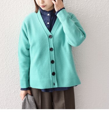 SHIPS Colors:〈手洗い可能〉CASHMILE(R) Vネック カーディガン
