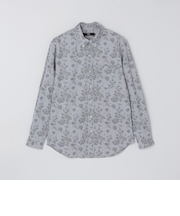 SHIPS Colors:プリント 総柄 ネルシャツ