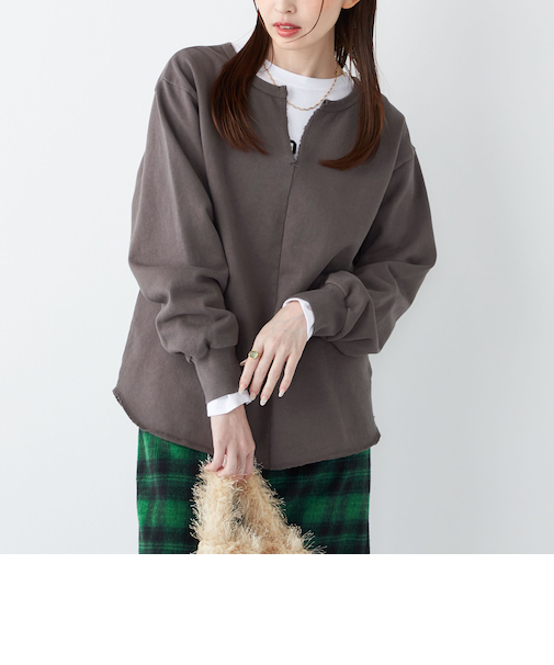 SHIPS Colors:〈手洗い可能〉USA 裏毛 スキッパー プルオーバー