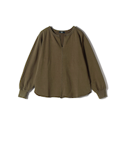 SHIPS Colors:〈手洗い可能〉USA 裏毛 スキッパー プルオーバー