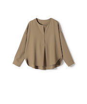 SHIPS Colors:〈手洗い可能〉2WAY フルダル ブラウス