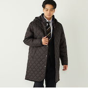 SHIPS Colors:〈撥水・手洗い可能〉sorona(R) 中綿 キルティング フードコート