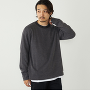 SHIPS Colors:〈手洗い可能〉ニットライク ロングスリーブ Tシャツ (ロンT)