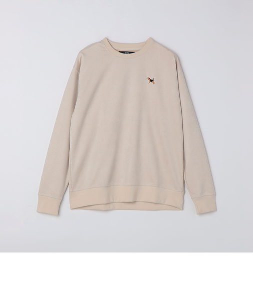 SHIPS Colors:〈洗濯機可能〉ポリエステル フェイクスエード スウェット