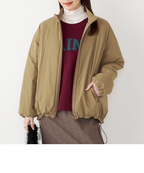 SHIPS Colors:THINSULATE(TM) 中綿 リバーシブル ブルゾン◇